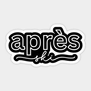 Apres Ski Sticker